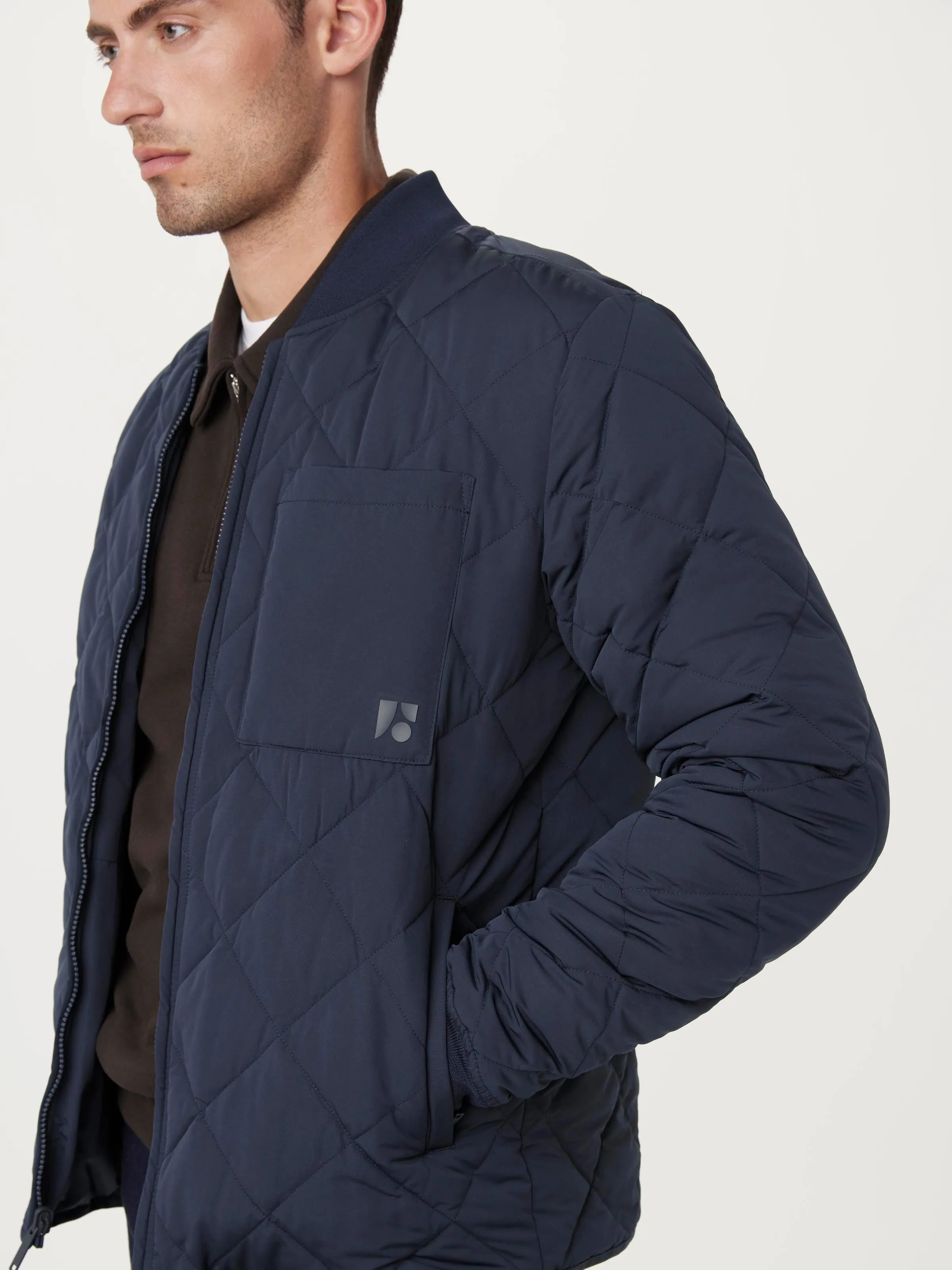 The Skyline Reversible Bomber in Space Blue