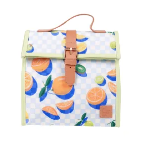 The Somewhere Co. Insulated Lunch Satchel - Sorrento Citrus