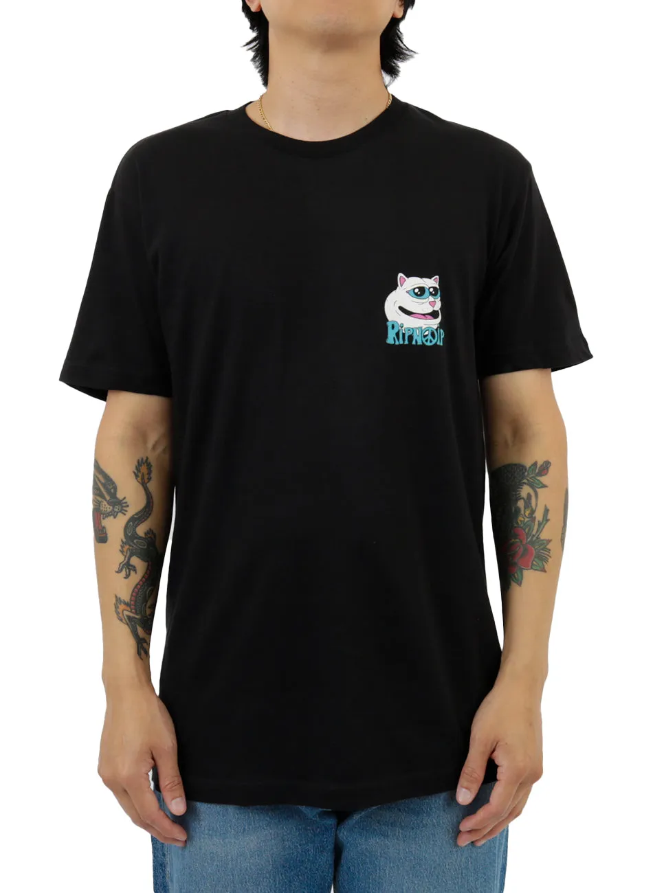 Trio Logo Tee - Midnight Black