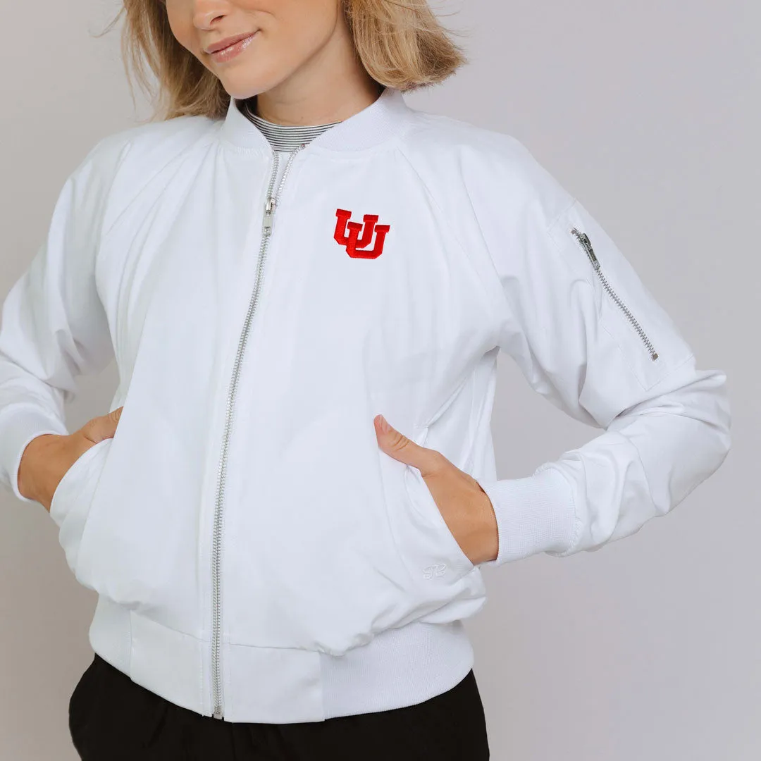 Utah Bomber Jacket, White