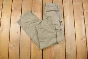 Vintage 1990s Wrangler Riggs Workwear Cargo Pants Size 32 x 32