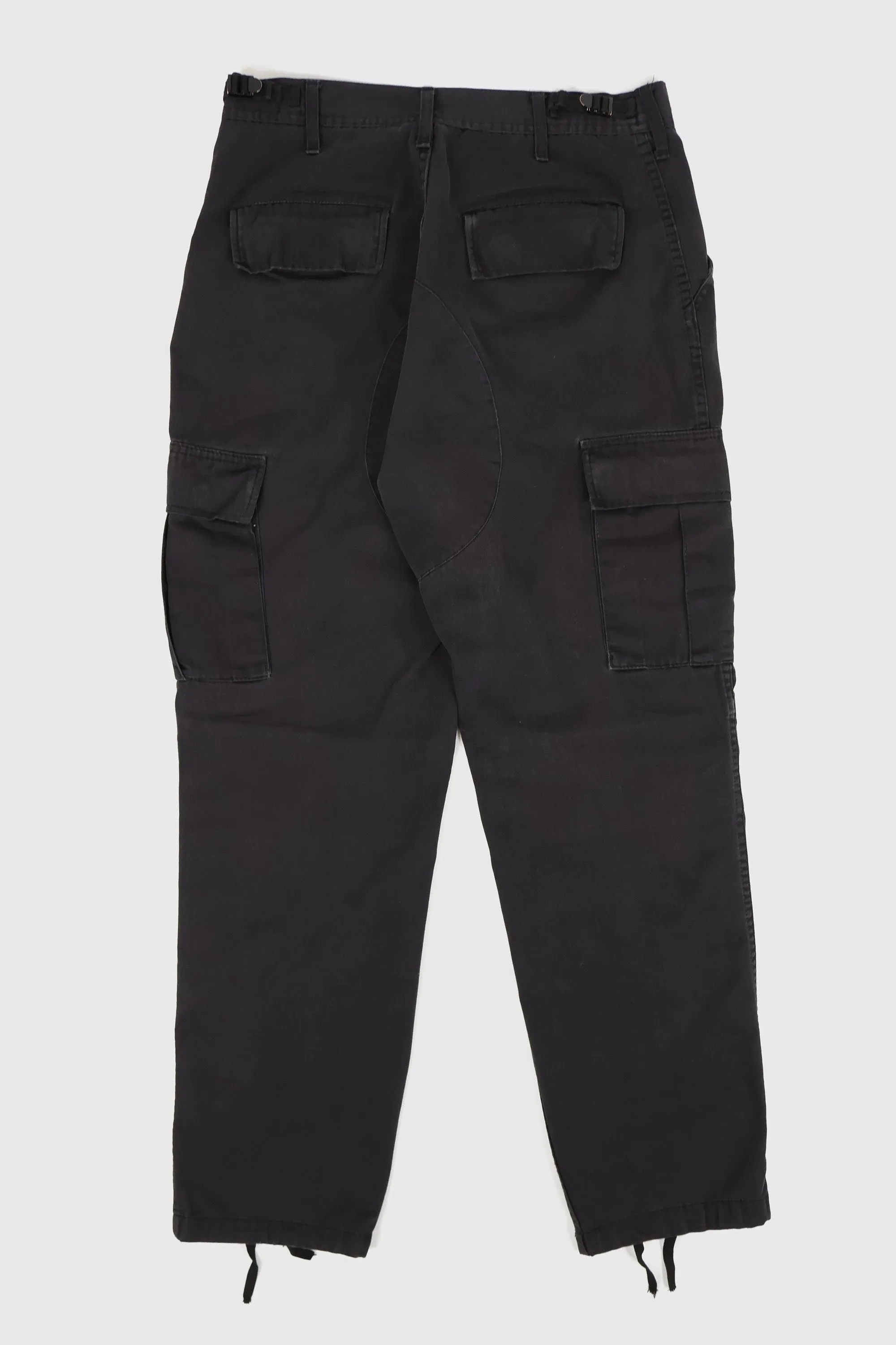 Vintage Black Utility Cargo Pants 02