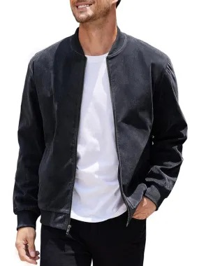 Vintage Suede Bomber Jacket (US Only)