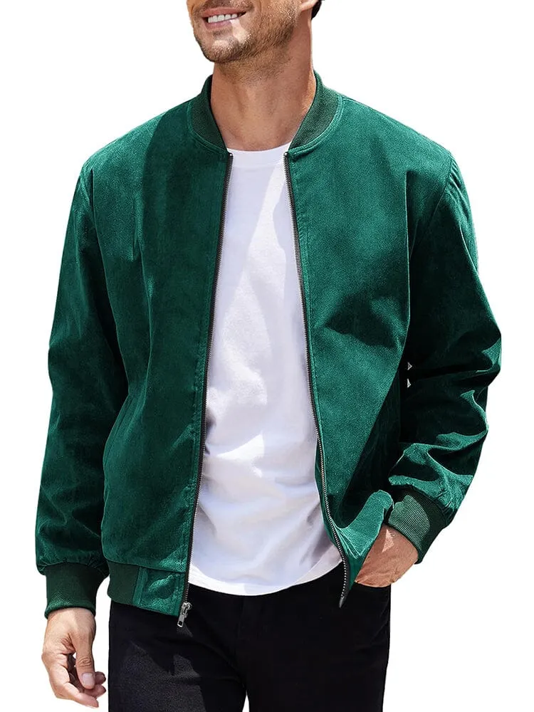 Vintage Suede Bomber Jacket (US Only)