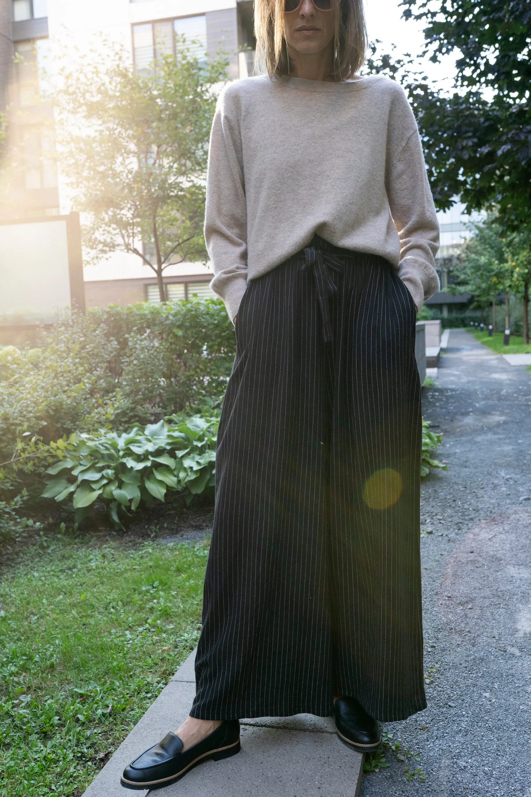 Wide-leg trousers