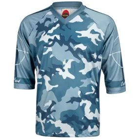 Wrldjry Outlaw Camo Blue Mtb Lg Mens Mtb Outlaw Camo Blue Jersey  Apparel