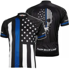 Wrldjry Thin Blue Line 2X Mens Thin Blue Line Jersey  Apparel